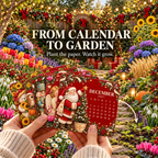 🎄🌱 Christmas Limited Edition – Eco-Friendly Plantable “Timeless” Seed Calendar 2027 🌸🌿