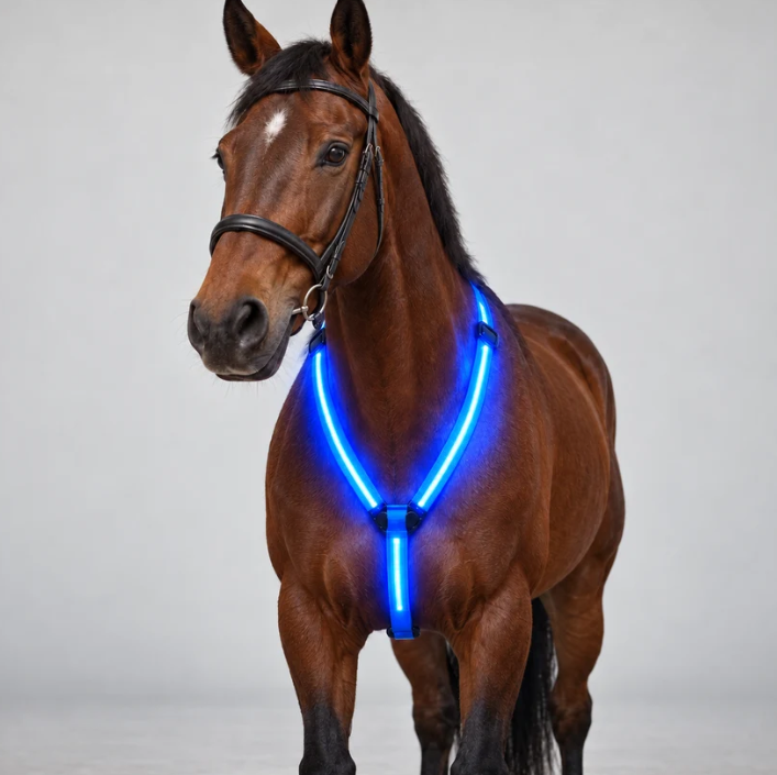 LED Light-Up Horse Riding Set