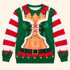 Funny Christmas Print Sweatshirt