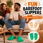 Funny Barefoot Novelty Slippers