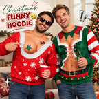 Funny Christmas Print Sweatshirt