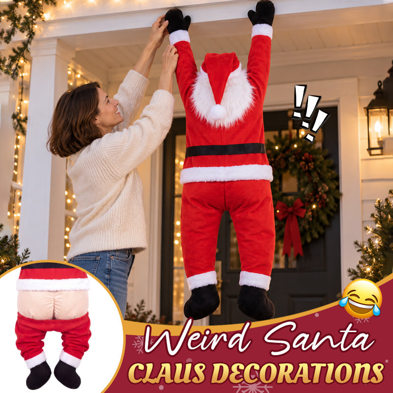 Funny Upside-Down Santa Christmas Decoration