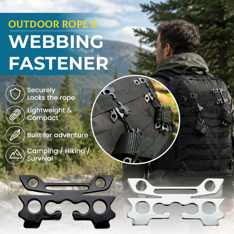 Outdoor Rope & Webbing Fastener