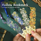 🎨 Van Gogh Hollow Bookmark – Vintage Art Inspired Bookmark 📚
