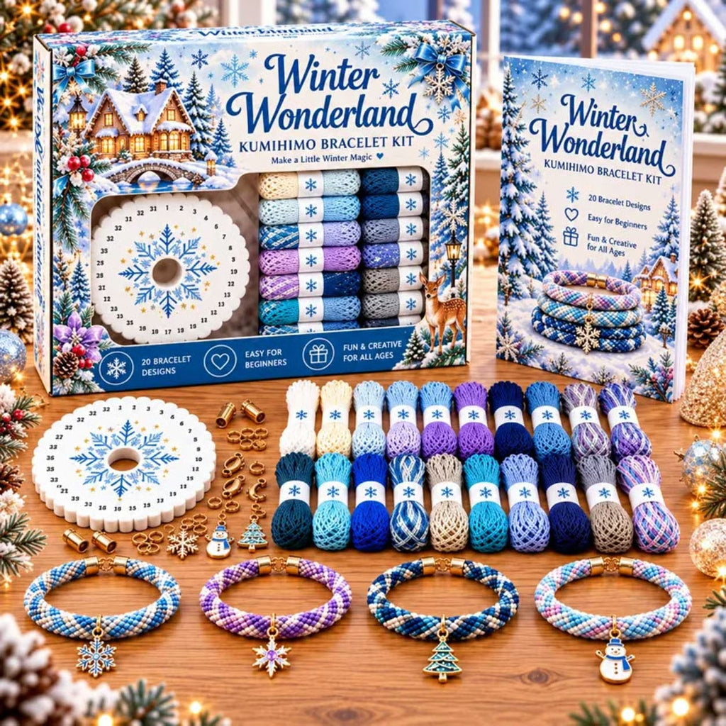 Christmas Kumihimo Bracelet Kit