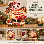 🐼Panda Christmas Greeting Figurine