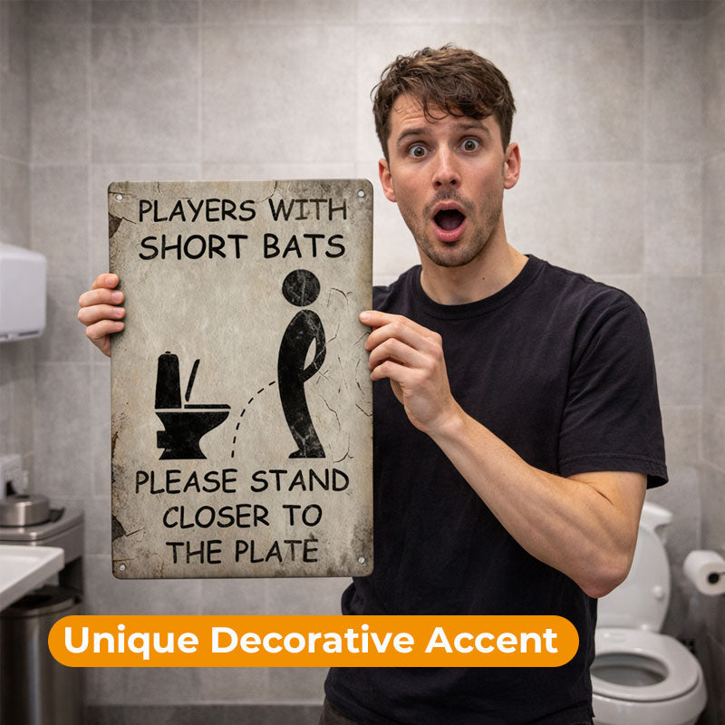 Parodie op toiletbordjes
