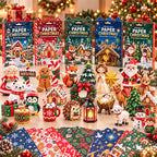 🎄Christmas Paper Craft Kit – Fold & Create Your Own Holiday Decorations✂️