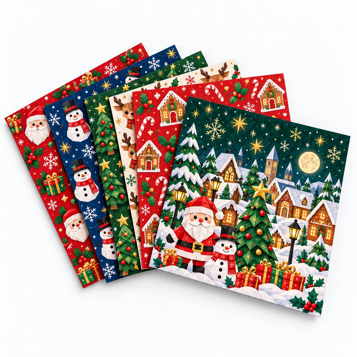 🎄Christmas Paper Craft Kit – Fold & Create Your Own Holiday Decorations✂️