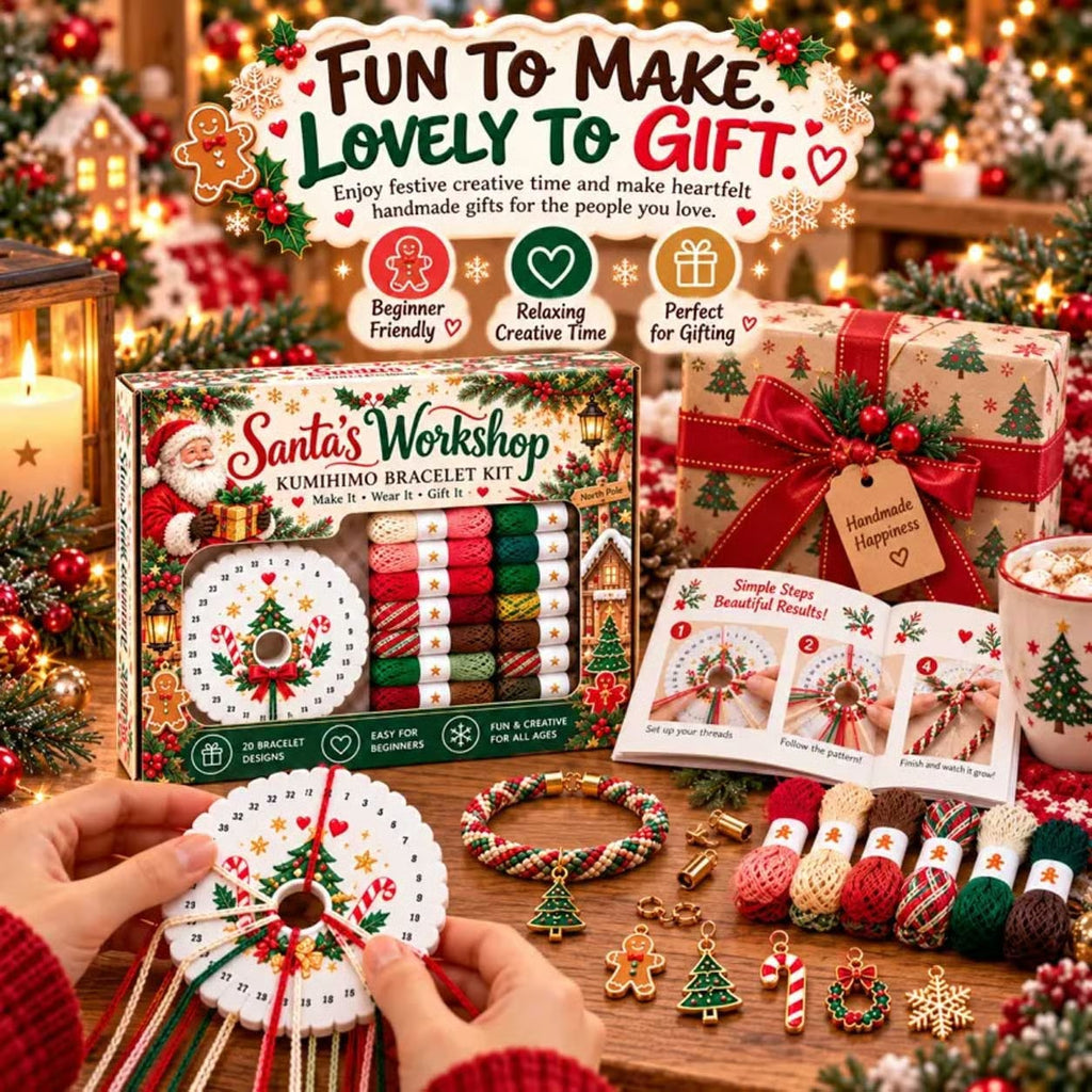 Christmas Kumihimo Bracelet Kit