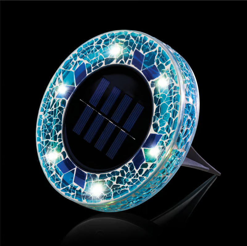 ✨ REDAKTÖRENS VAL: 50% RABATT 丨🌙 Solcellsdrivna mosaikskivor för trädgården