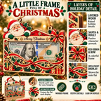 🎄Christmas Cash Gift Ornament – Layered Wooden Money Holder & Hanging Tree Decoration💵