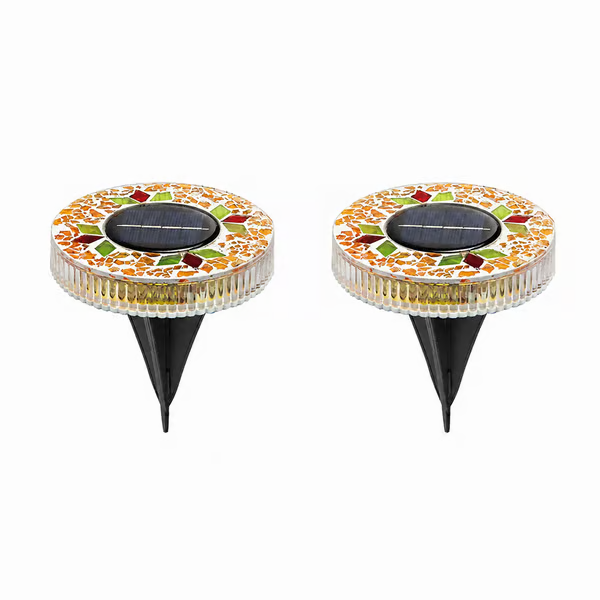 ✨ REDAKTÖRENS VAL: 50% RABATT 丨🌙 Solcellsdrivna mosaikskivor för trädgården