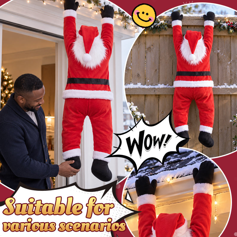 Funny Upside-Down Santa Christmas Decoration