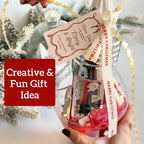 🎁Christmas Light Bulb Gift Jar – Refillable Holiday Ornament