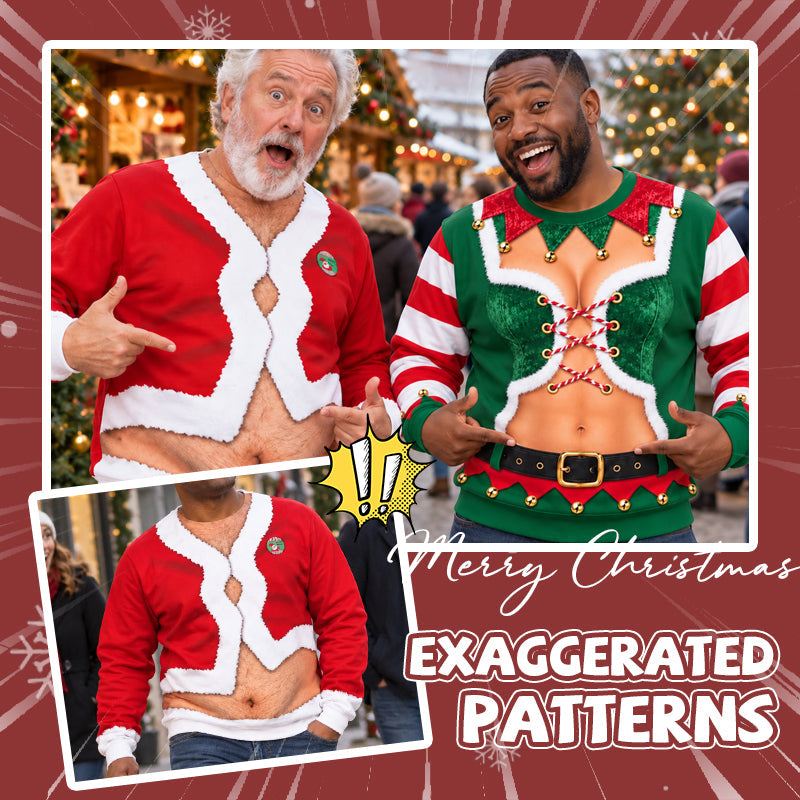 Funny Christmas Print Sweatshirt