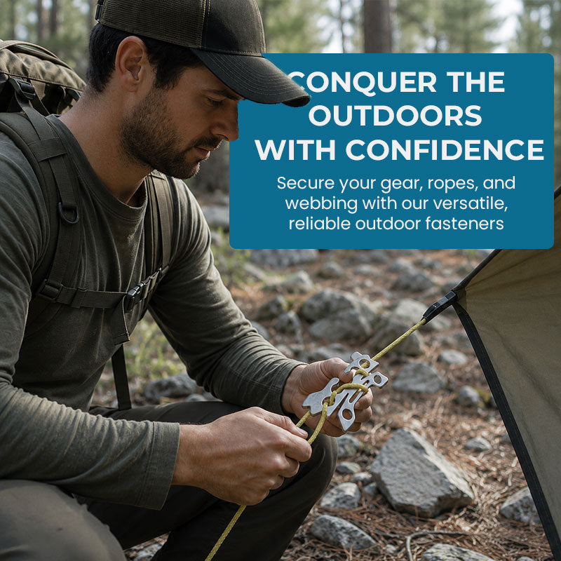 Outdoor Rope & Webbing Fastener