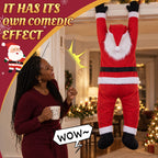 Funny Upside-Down Santa Christmas Decoration