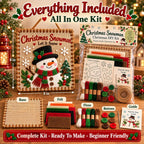 🎄✨ Christmas DIY Fabric Weaving Friendship Kit - 🧵 Create Something Special Together! 💕