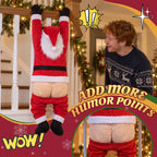 Funny Upside-Down Santa Christmas Decoration