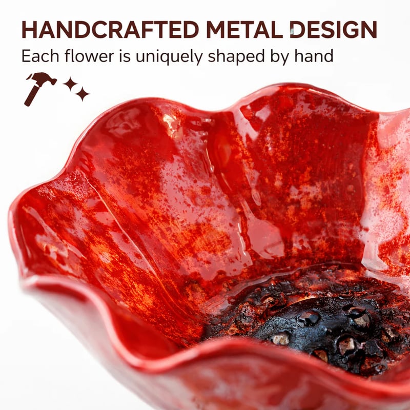 💖🎁Handgjord metallstång till blomsterträdgård🎁