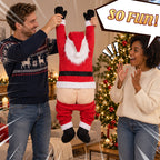 Funny Upside-Down Santa Christmas Decoration