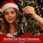 🎁Christmas Light Bulb Gift Jar – Refillable Holiday Ornament