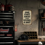 Cheeky Humour Metal Wall Sign – Funny Vintage Garage & Home Bar Decor