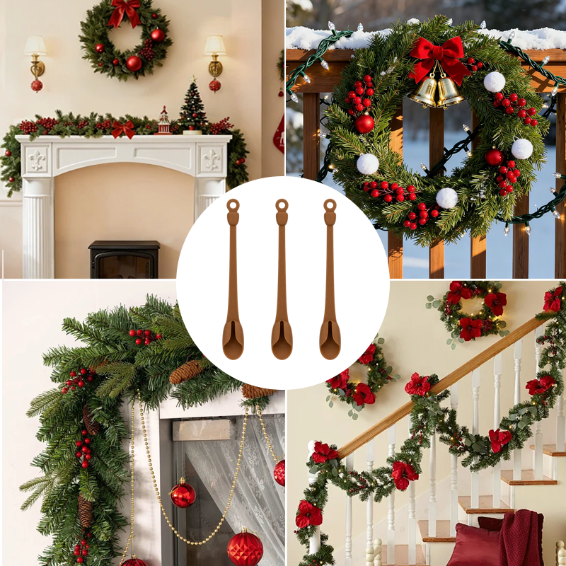 🎄Reusable Christmas Wreath Hanging Strap – No-Drill Decor Fastener