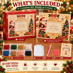 🎄❤️ DIY Christmas Pearl Art Photo Frame – Create Memories Together