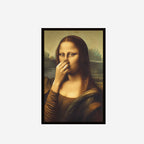🎨😂 De "Stinky Mona" badkamer-lachkunst – klassiek ontmoet komedie!