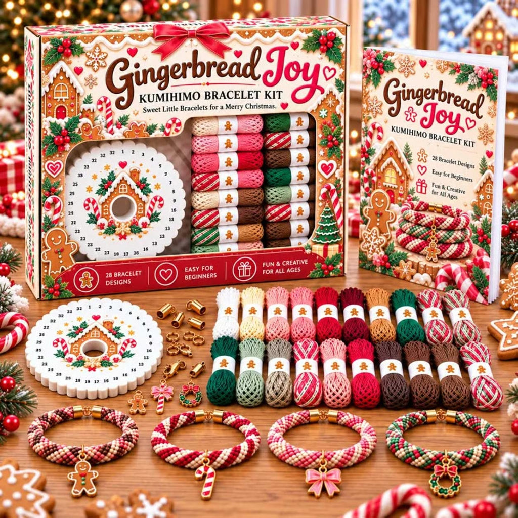 Christmas Kumihimo Bracelet Kit