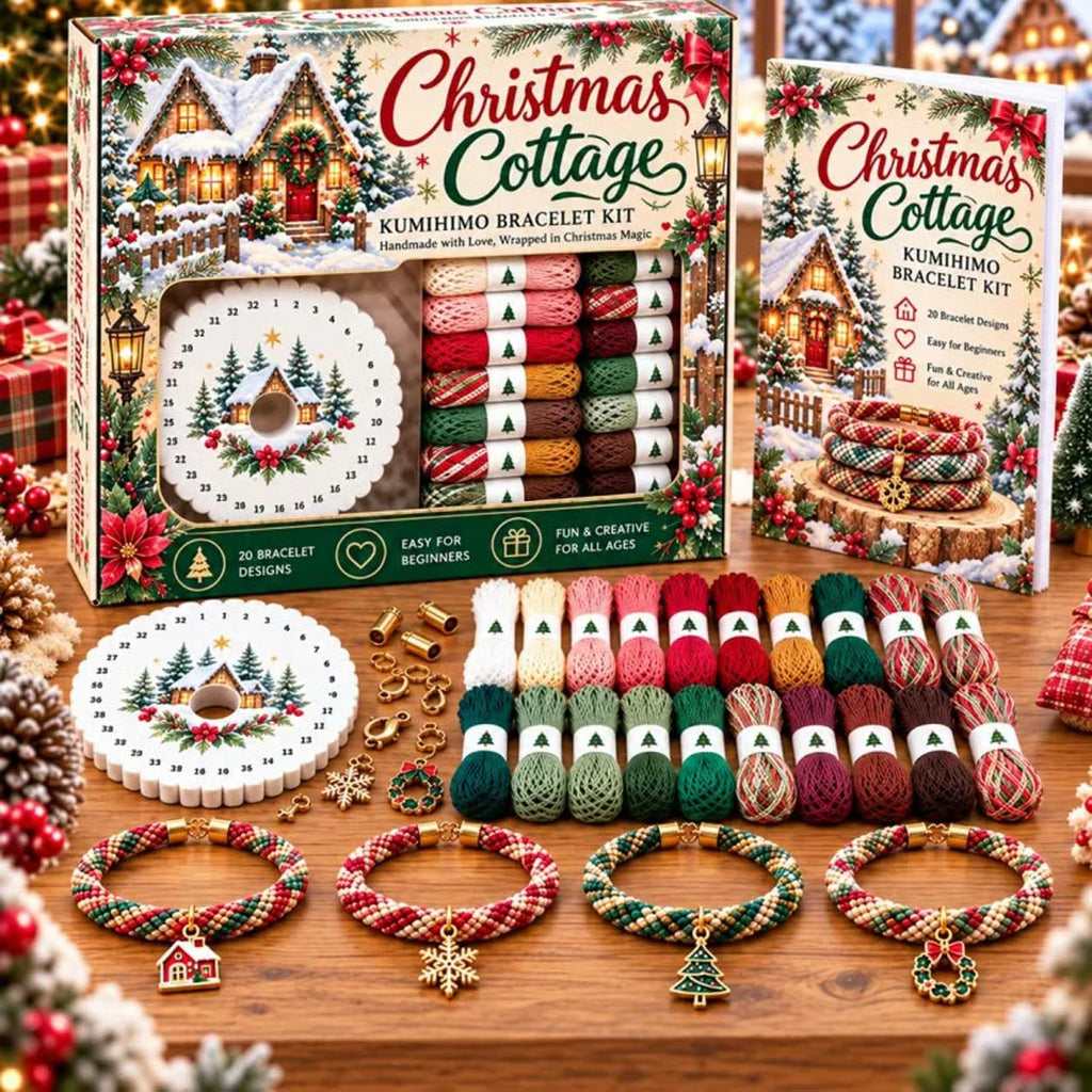 Christmas Kumihimo Bracelet Kit