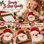 🎄✨ Christmas DIY Fabric Weaving Friendship Kit - 🧵 Create Something Special Together! 💕