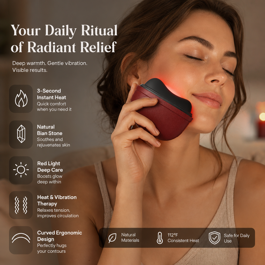 Elektrisk Gua Sha-massageapparat Ansiktslyftning och uppladdningsbart massageverktyg ✨💆‍♀️