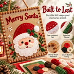 🎄✨ Christmas DIY Fabric Weaving Friendship Kit - 🧵 Create Something Special Together! 💕