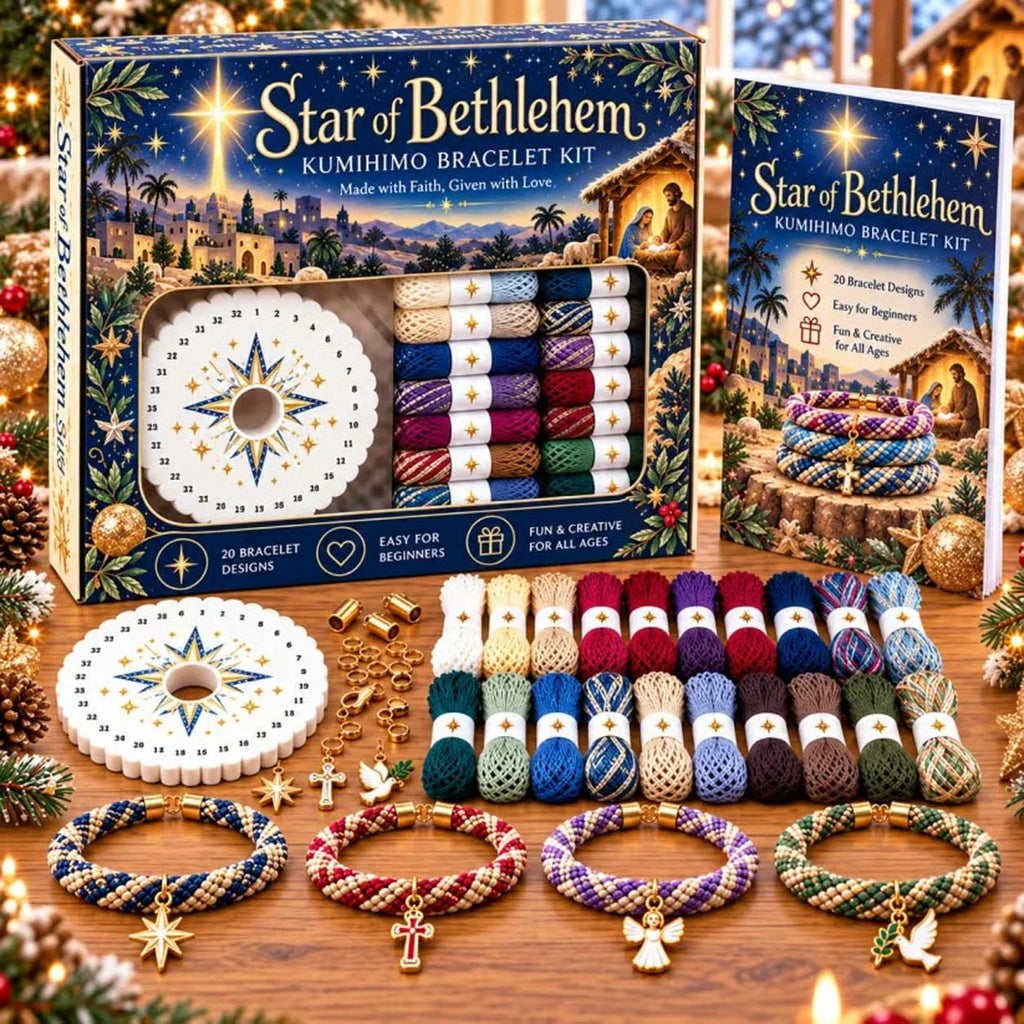 Christmas Kumihimo Bracelet Kit