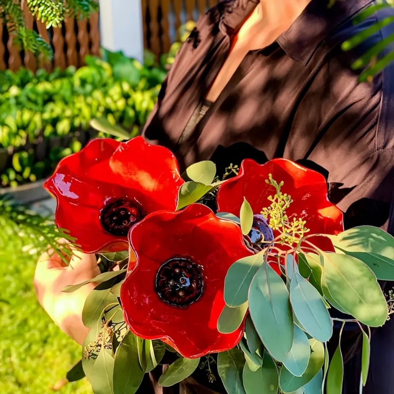 💖🎁Handgjord metallstång till blomsterträdgård🎁