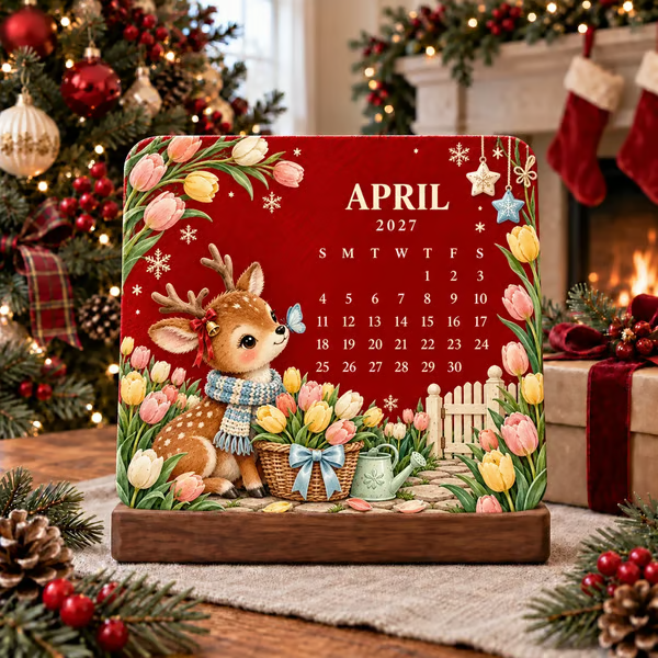 🎄🌱 Christmas Limited Edition – Eco-Friendly Plantable “Timeless” Seed Calendar 2027 🌸🌿