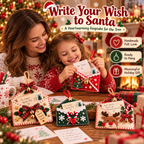 🎄💌Letters to Santa Christmas Envelope Ornaments – Festive Holiday Wish List Decorations