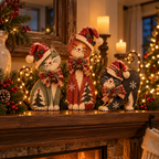 🔥Limited Time Buy 2 Get 20% OFF🔥 - 🎄🐱Vintage Lighted Christmas Cat Trio